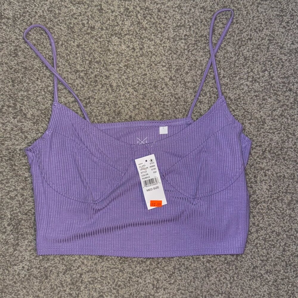 Pacsun Basics Tank Top (Purple) Medium